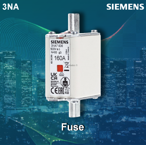 Siemens : 3NA78360RC ( 160A HRC fuses (DIN)- High Breaking capacity of 120kA )