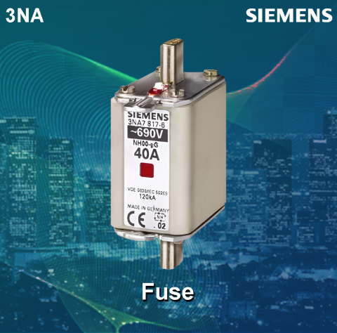 Siemens : 3NA78170RC ( 40A HRC fuses (DIN)- High Breaking capacity of 120kA )