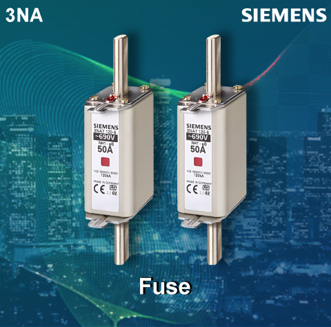 Siemens : 3NA71200RC ( 50A HRC fuses (DIN)- High Breaking capacity of 120kA )