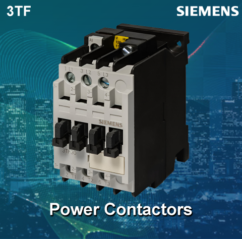 Siemens : Power Contactors - SICOP 3TF, Contactor, 9 A AC-3, 220 V DC - 3TF3010-0BM4