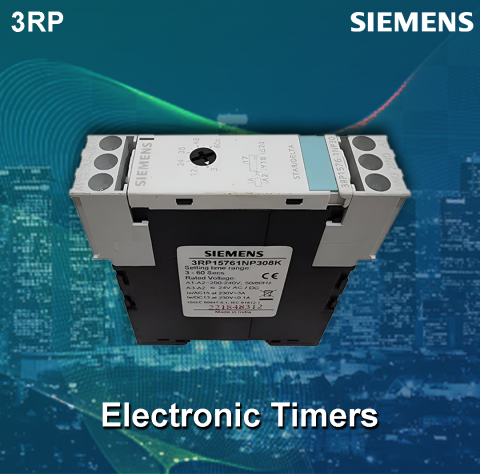 Siemens : 3RP1576-1NP308K ( 3 – 60 sec Star-Delta 1NO inst & 1NO delayed Electronic timers )
