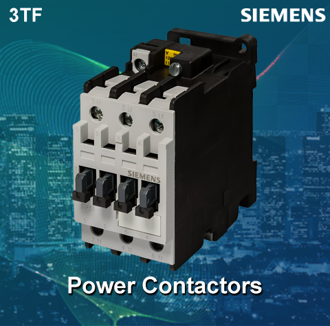 Siemens : Power Contactors, Contactor, 22 A AC-3, 220 V - SICOP 3TF, - 3TF3300-0BM4