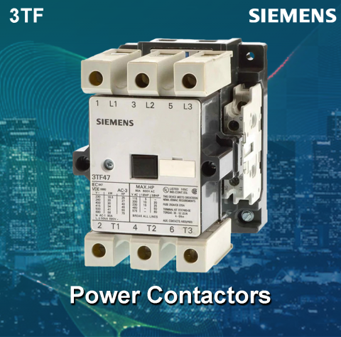 Siemens : Power Contactors - SICOP 3TF, 63A 230V 2NO+2NC - 3TF4702-0AP0ZA01